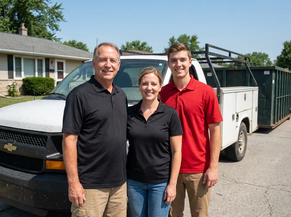 Flash Dumpster Rental dumpster rental team in Fort Wayne, IN